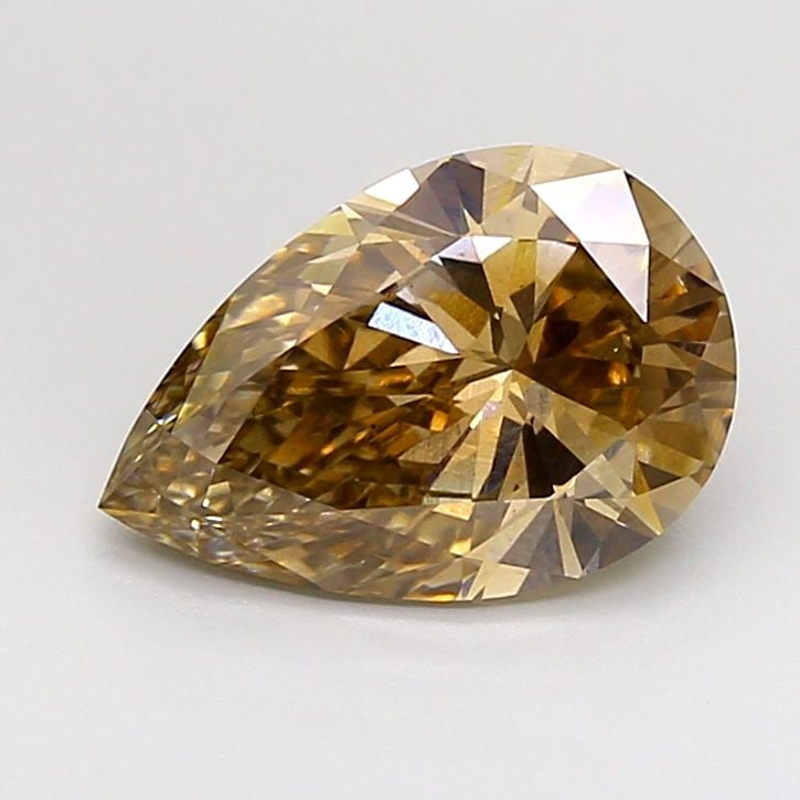 Loose Diamond - PEAR 2.05ct Fancy Brown VS2: Loose Diamond - PEAR 2.05ct Fancy Brown VS2 Source: This is a real non-mined Diamond that has been grown in a lab Shape: PEAR Carats: 2.05 Color: Fancy Brown Certification: IGI Video: