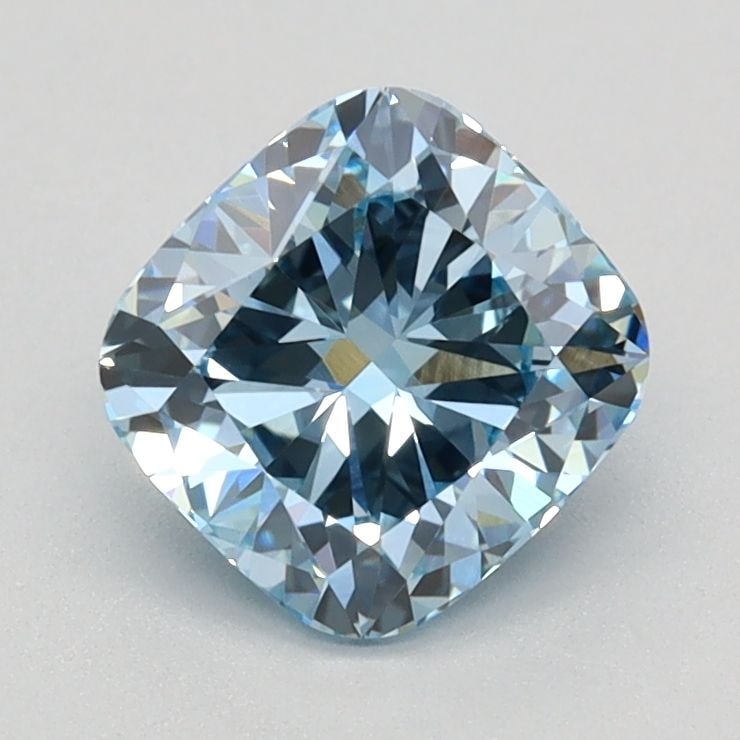 Loose Diamond - CUSHION BRILLIANT 1.1ct Fancy Vivid Blue VVS2: Loose Diamond - CUSHION BRILLIANT 1.1ct Fancy Vivid Blue VVS2 Source: This is a real non-mined Diamond that has been grown in a lab Shape: CUSHION BRILLIANT Carats: 1.1 Color: Fancy Vivid Blue Certifi