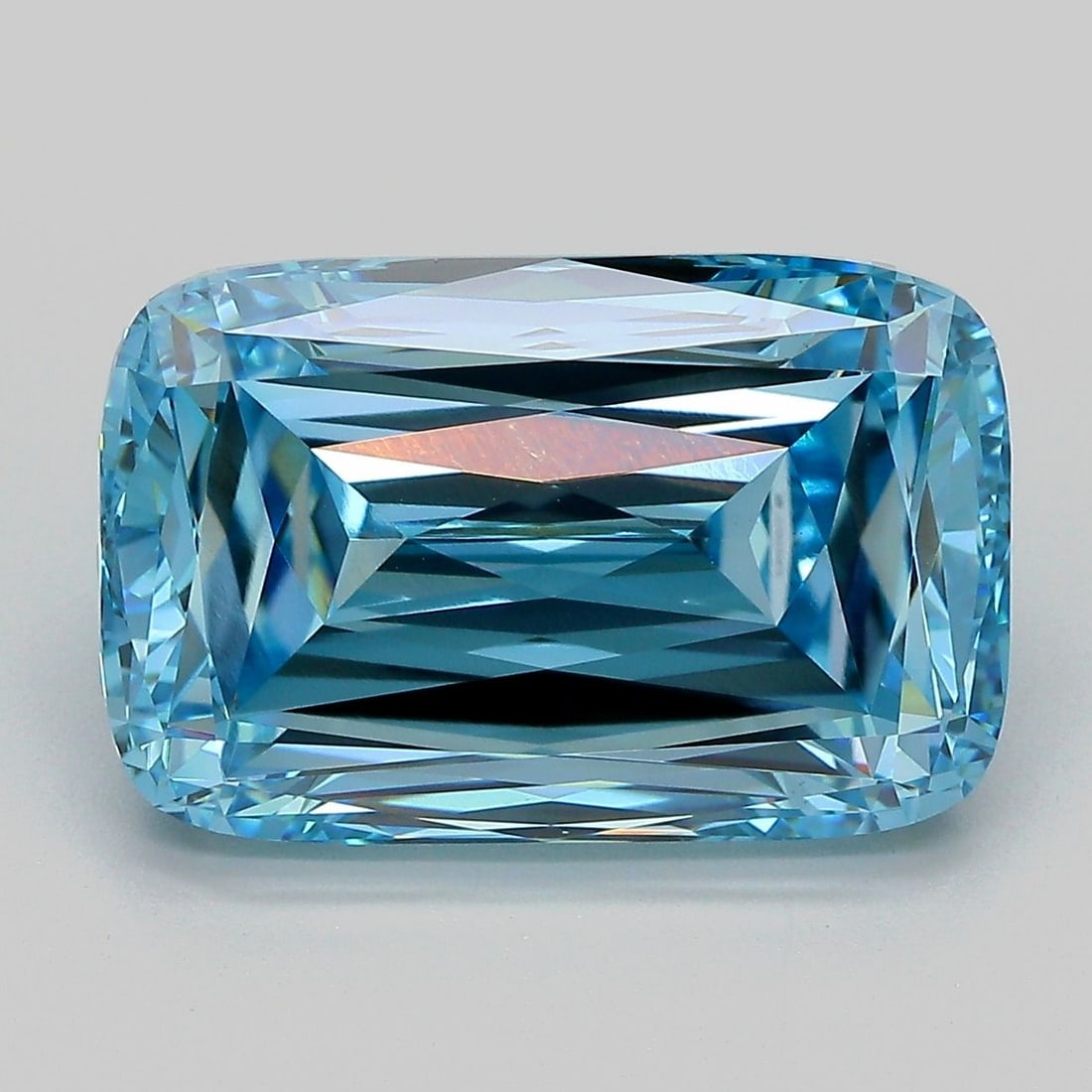Loose Diamond - CUSHION MODIFIED 9.07ct Fancy Vivid Blue VVS2: Loose Diamond - CUSHION MODIFIED 9.07ct Fancy Vivid Blue VVS2 Source: This is a real non-mined Diamond that has been grown in a lab Shape: CUSHION MODIFIED Carats: 9.07 Color: Fancy Vivid Blue Certifi