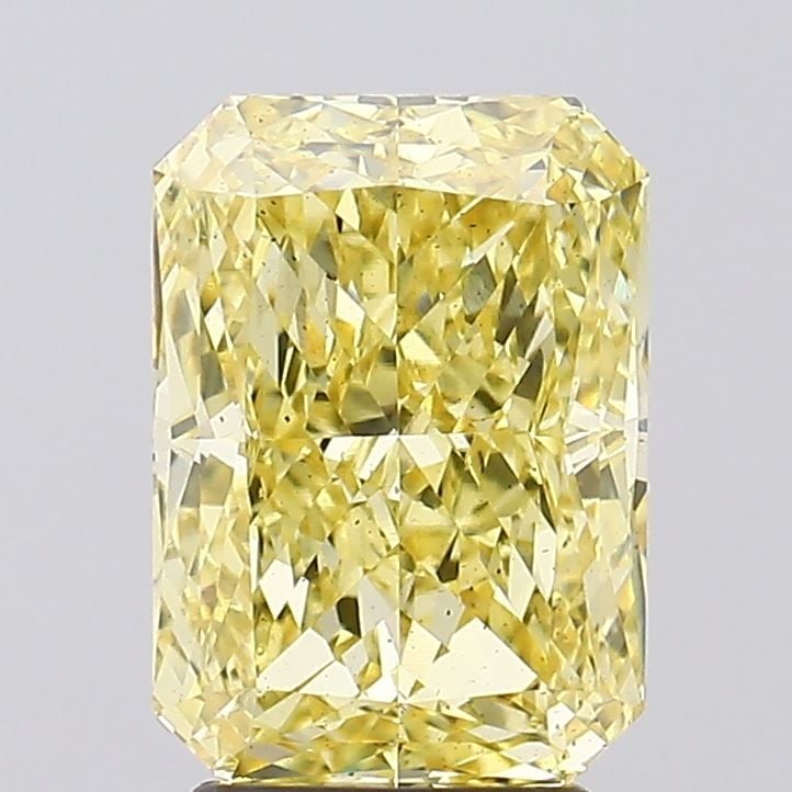 Loose Diamond - RADIANT 3.5ct Fancy Intense Yellow SI1: Loose Diamond - RADIANT 3.5ct Fancy Intense Yellow SI1 Source: This is a real non-mined Diamond that has been grown in a lab Shape: RADIANT Carats: 3.5 Color: Fancy Intense Yellow Certification: IGI V