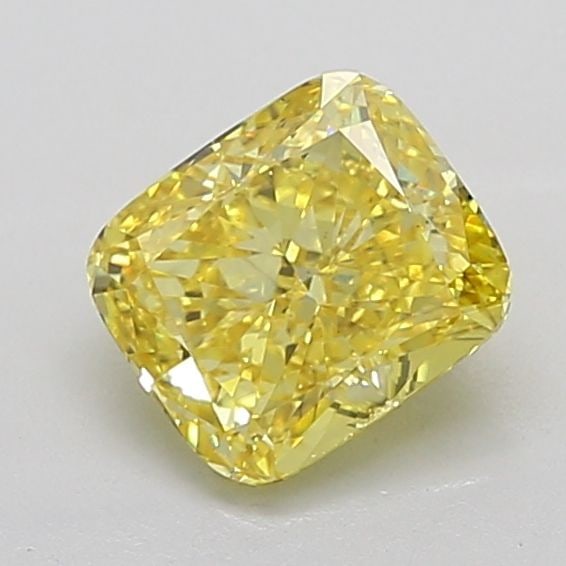 Loose Diamond - CUSHION MODIFIED 2.08ct Fancy Vivid Yellow VS2: Loose Diamond - CUSHION MODIFIED 2.08ct Fancy Vivid Yellow VS2 Source: This is a real non-mined Diamond that has been grown in a lab Shape: CUSHION MODIFIED Carats: 2.08 Color: Fancy Vivid Yellow Cert