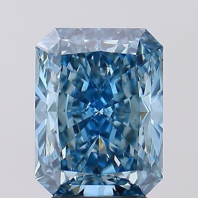 Loose Diamond - RADIANT 3.11ct Fancy Blue VS2: Loose Diamond - RADIANT 3.11ct Fancy Blue VS2 Source: This is a real non-mined Diamond that has been grown in a lab Shape: RADIANT Carats: 3.11 Color: Fancy Blue Certification: IGI Video:
