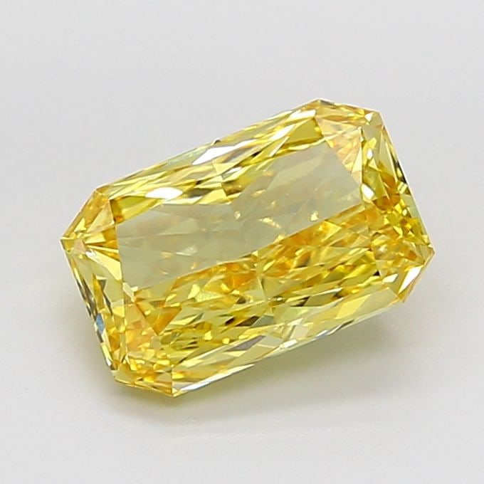 Loose Diamond - RADIANT 4.05ct Fancy Vivid Yellow VS2: Loose Diamond - RADIANT 4.05ct Fancy Vivid Yellow VS2 Source: This is a real non-mined Diamond that has been grown in a lab Shape: RADIANT Carats: 4.05 Color: Fancy Vivid Yellow Certification: IGI Vid
