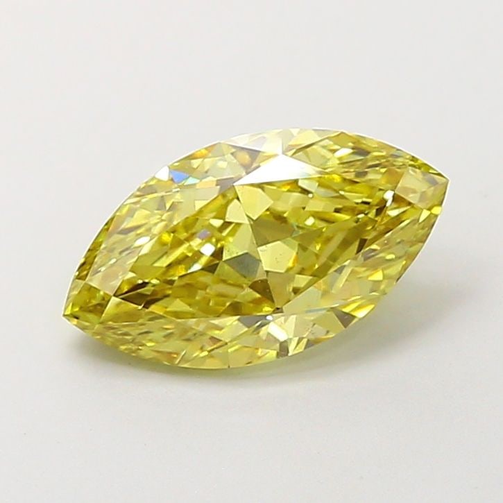 Loose Diamond - MARQUISE 1.51ct Fancy Intense Yellow VS2: Loose Diamond - MARQUISE 1.51ct Fancy Intense Yellow VS2 Source: This is a real non-mined Diamond that has been grown in a lab Shape: MARQUISE Carats: 1.51 Color: Fancy Intense Yellow Certification: I
