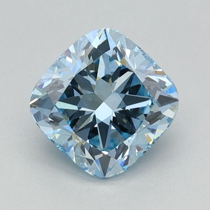 Loose Diamond - CUSHION BRILLIANT 0.84ct Fancy Intense Blue VS1: Loose Diamond - CUSHION BRILLIANT 0.84ct Fancy Intense Blue VS1 Source: This is a real non-mined Diamond that has been grown in a lab Shape: CUSHION BRILLIANT Carats: 0.84 Color: Fancy Intense Blue Ce