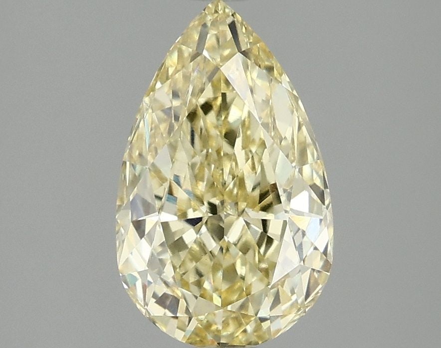 Loose Diamond - PEAR 2.05ct Fancy Intense Yellow VS1: Loose Diamond - PEAR 2.05ct Fancy Intense Yellow VS1 Source: This is a real non-mined Diamond that has been grown in a lab Shape: PEAR Carats: 2.05 Color: Fancy Intense Yellow Certification: IGI Video