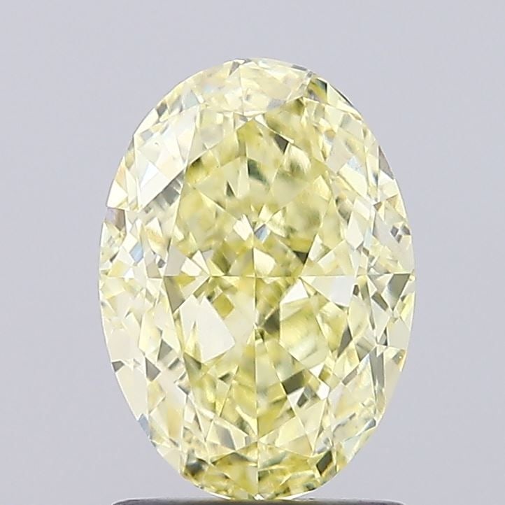 Loose Diamond - OVAL 1.81ct Fancy Yellow VS1: Loose Diamond - OVAL 1.81ct Fancy Yellow VS1 Source: This is a real non-mined Diamond that has been grown in a lab Shape: OVAL Carats: 1.81 Color: Fancy Yellow Certification: IGI Video: