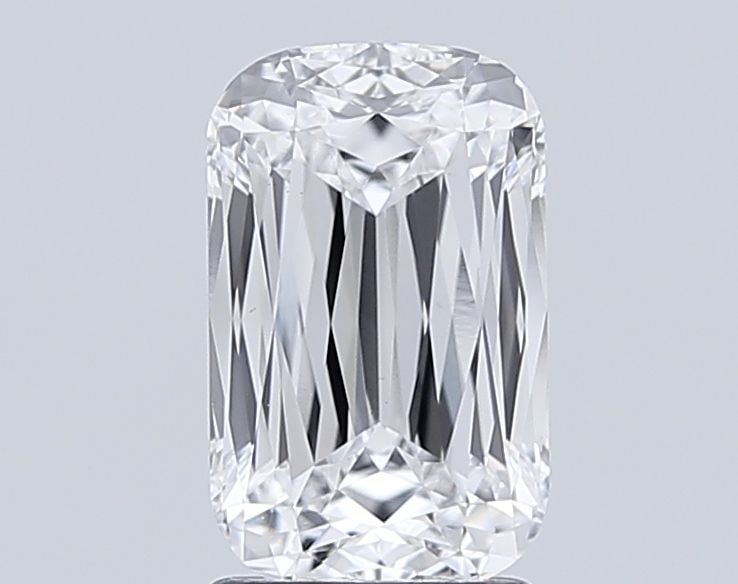Loose Diamond - CUSHION MODIFIED 2.03ct D VS1: Loose Diamond - CUSHION MODIFIED 2.03ct D VS1 Source: This is a real non-mined Diamond that has been grown in a lab Shape: CUSHION MODIFIED Carats: 2.03 Color: D Clarity: VS1 Certification: IGI Video: