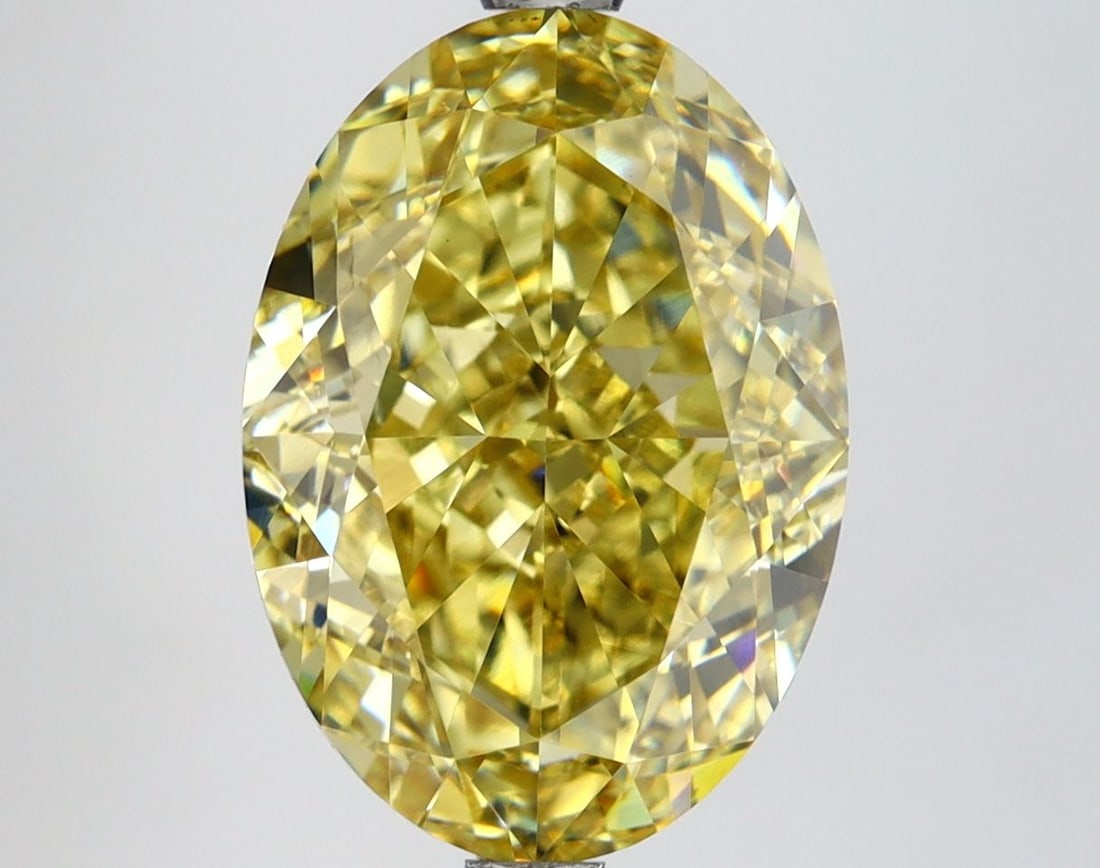 Loose Diamond - OVAL 5.73ct Fancy Intense Yellow VS1: Loose Diamond - OVAL 5.73ct Fancy Intense Yellow VS1 Source: This is a real non-mined Diamond that has been grown in a lab Shape: OVAL Carats: 5.73 Color: Fancy Intense Yellow Certification: IGI Video