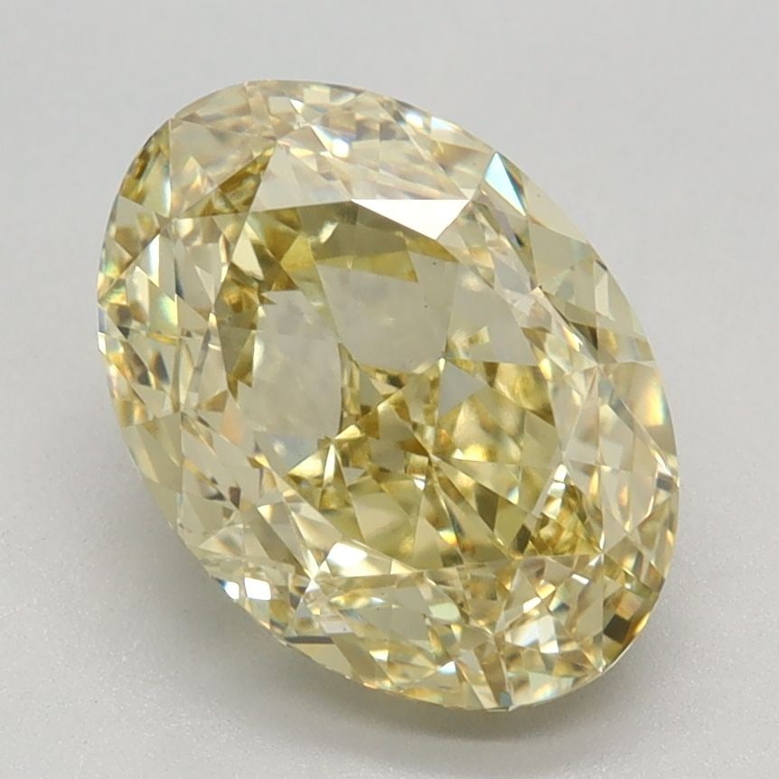 Loose Diamond - OVAL 2.59ct Fancy Intense Yellow VVS2: Loose Diamond - OVAL 2.59ct Fancy Intense Yellow VVS2 Source: This is a real non-mined Diamond that has been grown in a lab Shape: OVAL Carats: 2.59 Color: Fancy Intense Yellow Certification: IGI Vide