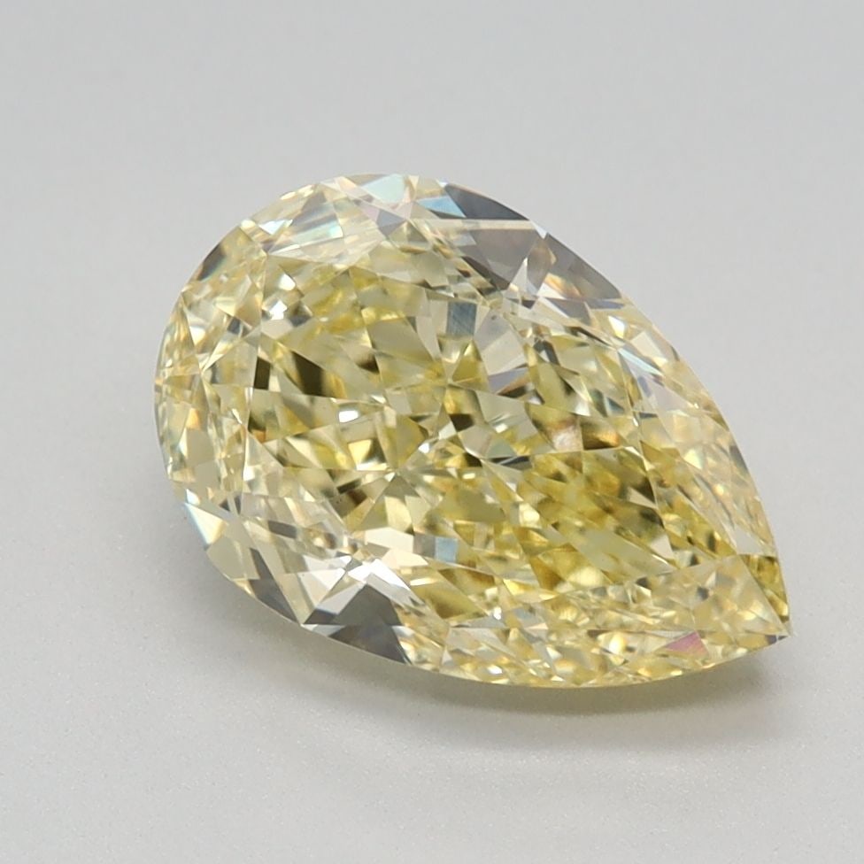 Loose Diamond - PEAR 1.92ct Fancy Intense Yellow VS1: Loose Diamond - PEAR 1.92ct Fancy Intense Yellow VS1 Source: This is a real non-mined Diamond that has been grown in a lab Shape: PEAR Carats: 1.92 Color: Fancy Intense Yellow Certification: IGI Video