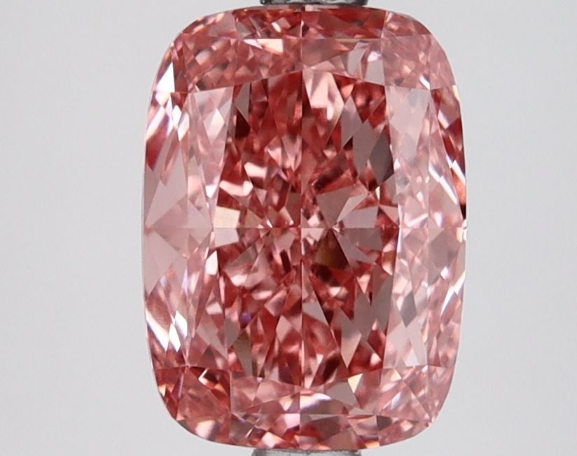 Loose Diamond - CUSHION MODIFIED 2.09ct Fancy Vivid Pink VVS2: Loose Diamond - CUSHION MODIFIED 2.09ct Fancy Vivid Pink VVS2 Source: This is a real non-mined Diamond that has been grown in a lab Shape: CUSHION MODIFIED Carats: 2.09 Color: Fancy Vivid Pink Certifi