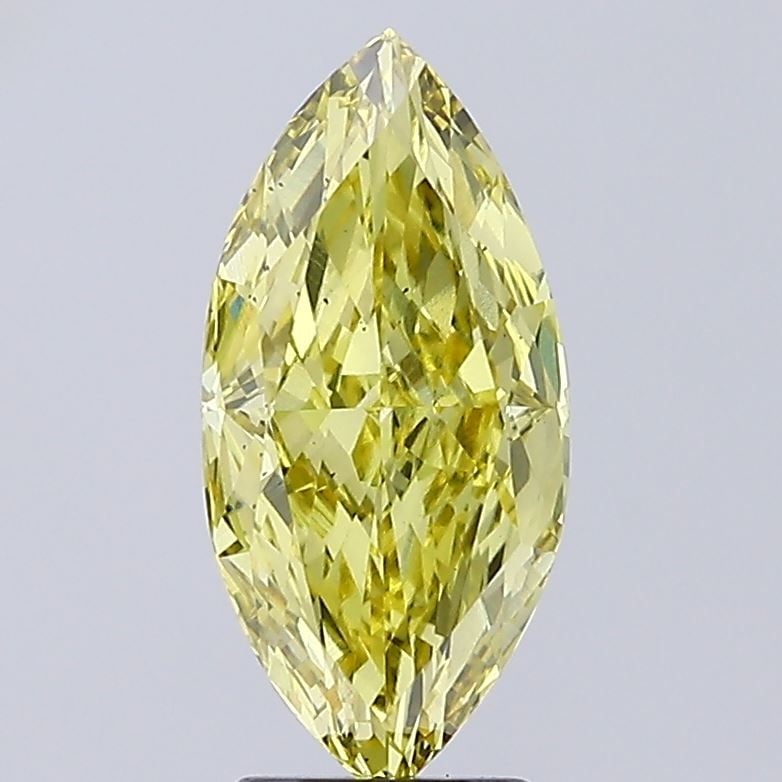 Loose Diamond - MARQUISE 3.0ct Fancy Vivid Yellow VS2: Loose Diamond - MARQUISE 3.0ct Fancy Vivid Yellow VS2 Source: This is a real non-mined Diamond that has been grown in a lab Shape: MARQUISE Carats: 3.0 Color: Fancy Vivid Yellow Certification: NONE Vi