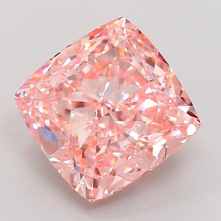 Loose Diamond - CUSHION MODIFIED 8.09ct Fancy Vivid Pink VVS2: Loose Diamond - CUSHION MODIFIED 8.09ct Fancy Vivid Pink VVS2 Source: This is a real non-mined Diamond that has been grown in a lab Shape: CUSHION MODIFIED Carats: 8.09 Color: Fancy Vivid Pink Certifi