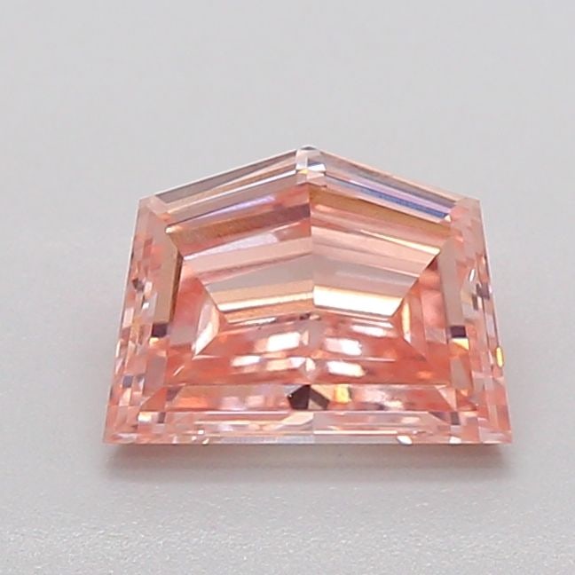 Loose Diamond - PENTAGONAL 1.08ct Fancy Pinkish Orange VS2: Loose Diamond - PENTAGONAL 1.08ct Fancy Pinkish Orange VS2 Source: This is a real non-mined Diamond that has been grown in a lab Shape: PENTAGONAL Carats: 1.08 Color: Fancy Pinkish Orange Certificatio