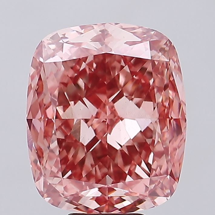 Loose Diamond - CUSHION MODIFIED 11.03ct Fancy Vivid Pink VS1: Loose Diamond - CUSHION MODIFIED 11.03ct Fancy Vivid Pink VS1 Source: This is a real non-mined Diamond that has been grown in a lab Shape: CUSHION MODIFIED Carats: 11.03 Color: Fancy Vivid Pink Certif
