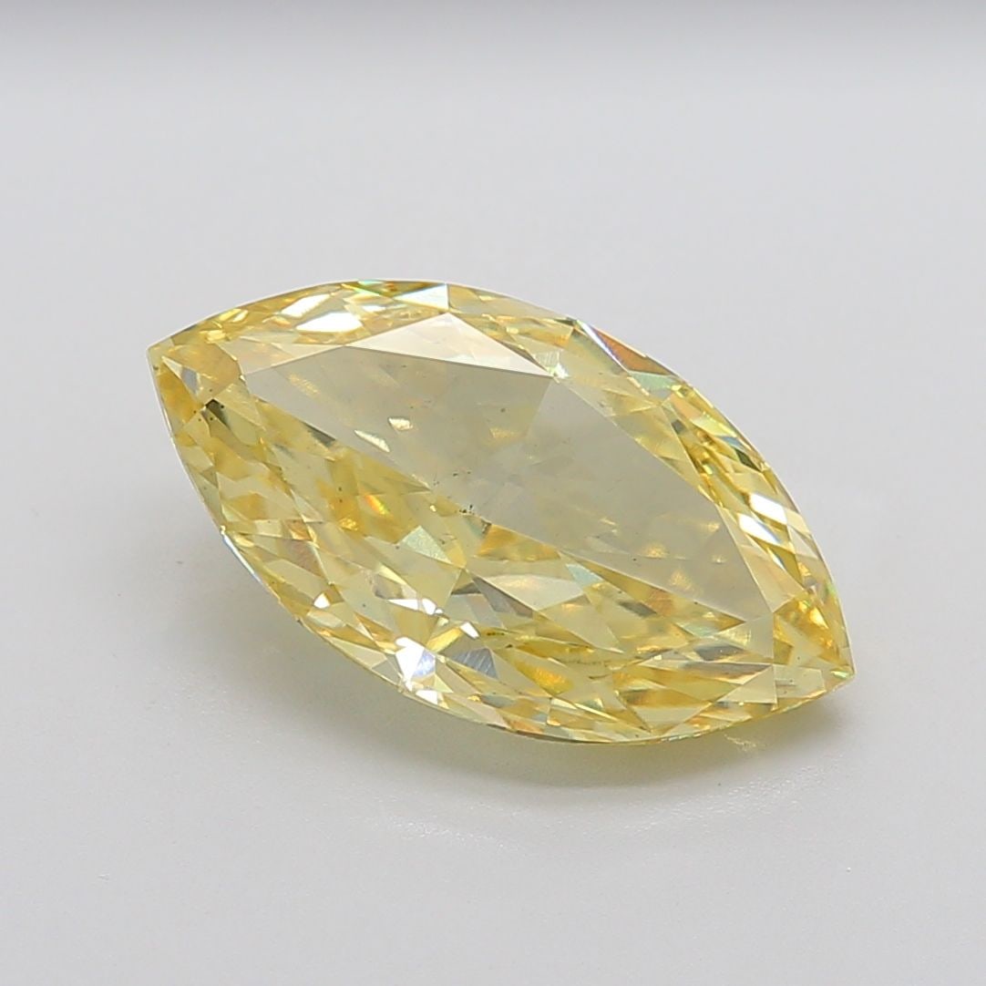 Loose Diamond - MARQUISE 7.87ct Fancy Intense Yellow VS2: Loose Diamond - MARQUISE 7.87ct Fancy Intense Yellow VS2 Source: This is a real non-mined Diamond that has been grown in a lab Shape: MARQUISE Carats: 7.87 Color: Fancy Intense Yellow Certification: I