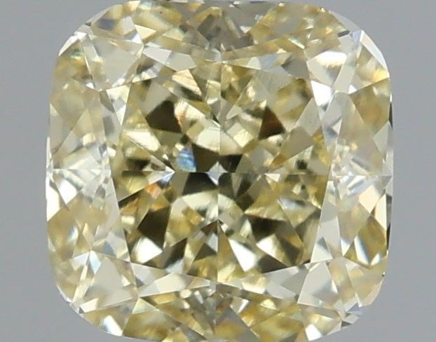 Loose Diamond - CUSHION MODIFIED 1.04ct Fancy Yellow VVS2: Loose Diamond - CUSHION MODIFIED 1.04ct Fancy Yellow VVS2 Source: This is a real non-mined Diamond that has been grown in a lab Shape: CUSHION MODIFIED Carats: 1.04 Color: Fancy Yellow Certification: 