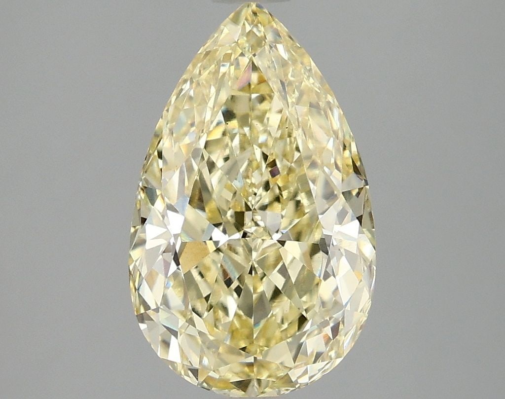 Loose Diamond - PEAR 3.01ct Fancy Intense Yellow VS1: Loose Diamond - PEAR 3.01ct Fancy Intense Yellow VS1 Source: This is a real non-mined Diamond that has been grown in a lab Shape: PEAR Carats: 3.01 Color: Fancy Intense Yellow Certification: IGI Video