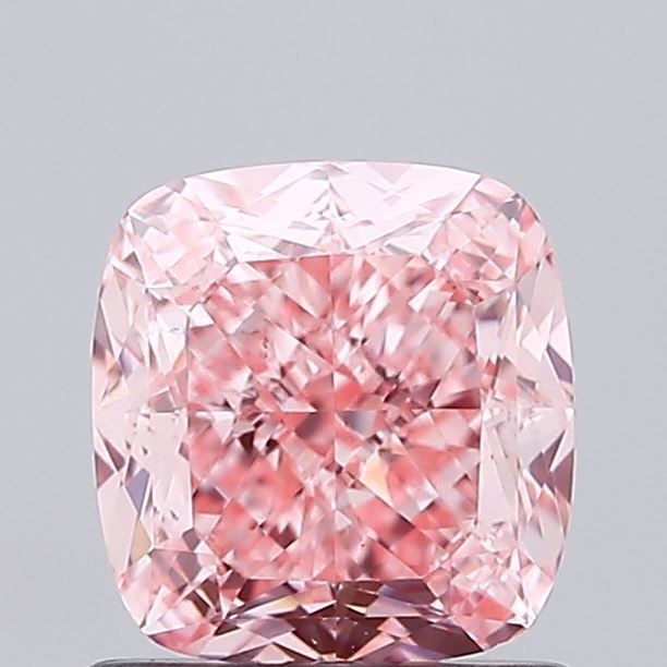 Loose Diamond - CUSHION MODIFIED 1.06ct Fancy Vivid Pink VS1: Loose Diamond - CUSHION MODIFIED 1.06ct Fancy Vivid Pink VS1 Source: This is a real non-mined Diamond that has been grown in a lab Shape: CUSHION MODIFIED Carats: 1.06 Color: Fancy Vivid Pink Certific