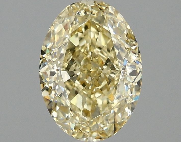 Loose Diamond - OVAL 1.59ct Fancy Yellow VS1: Loose Diamond - OVAL 1.59ct Fancy Yellow VS1 Source: This is a real non-mined Diamond that has been grown in a lab Shape: OVAL Carats: 1.59 Color: Fancy Yellow Certification: IGI Video: