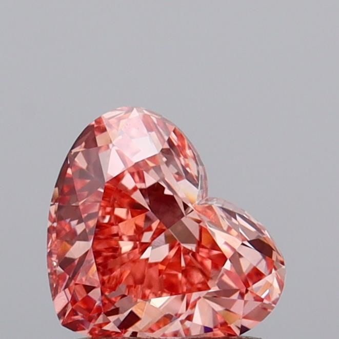 Loose Diamond - HEART 1.05ct Fancy Vivid Pink VS2: Loose Diamond - HEART 1.05ct Fancy Vivid Pink VS2 Source: This is a real non-mined Diamond that has been grown in a lab Shape: HEART Carats: 1.05 Color: Fancy Vivid Pink Certification: IGI Video:
