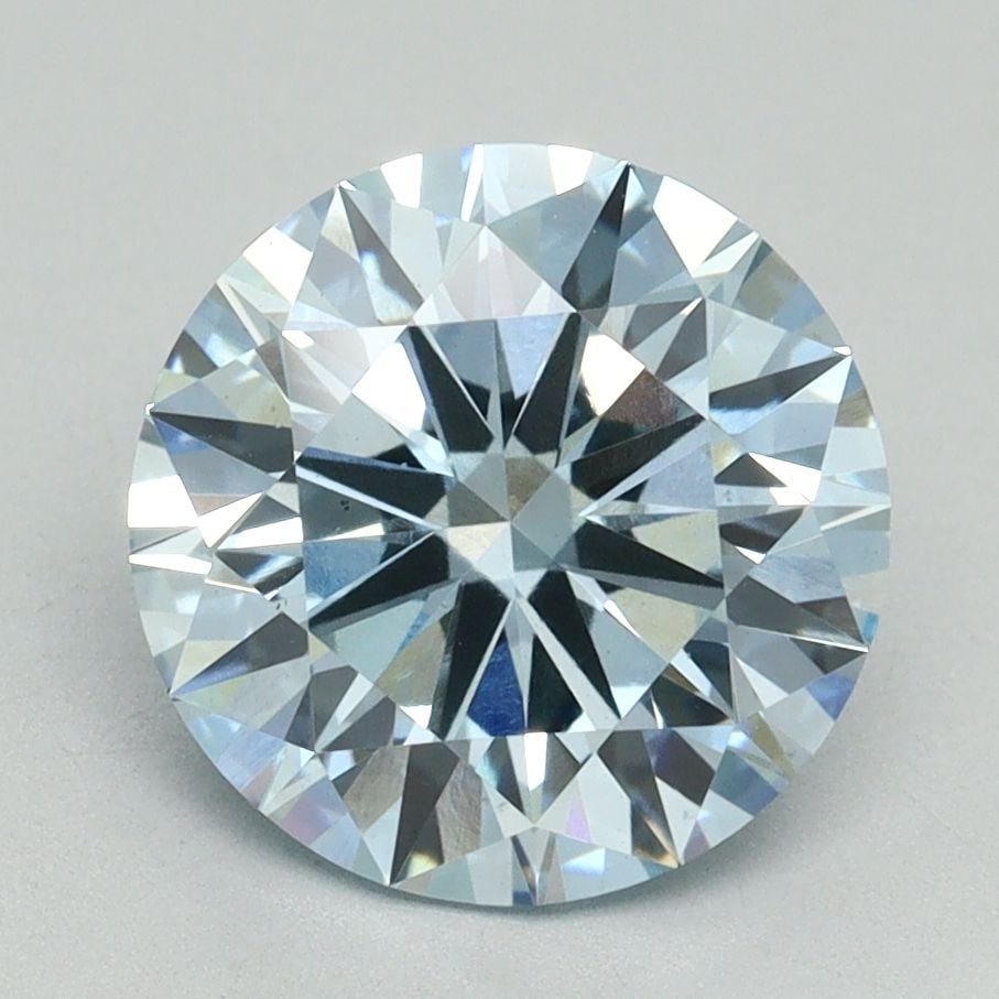 Ideal Loose Diamond - ROUND 2.92ct Fancy Intense Blue VS1 (1 of 1)