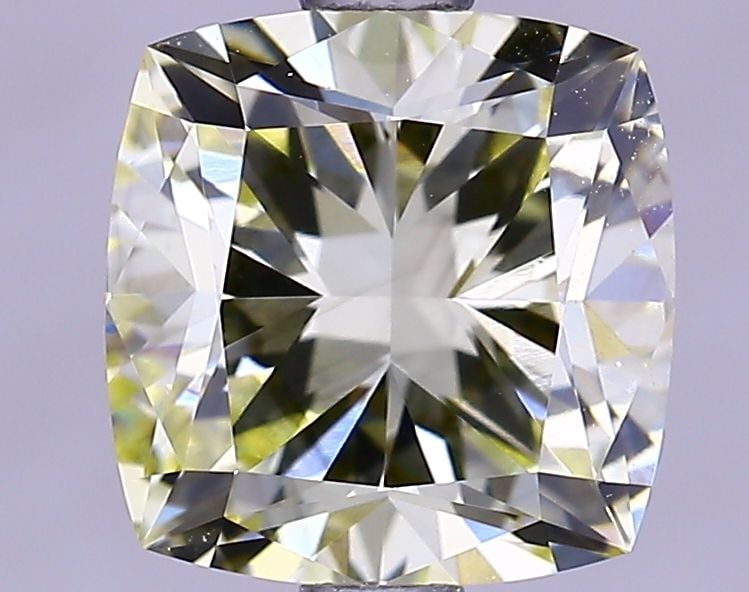 Loose Diamond - CUSHION BRILLIANT 1.79ct Fancy Yellow VS2: Loose Diamond - CUSHION BRILLIANT 1.79ct Fancy Yellow VS2 Source: This is a real non-mined Diamond that has been grown in a lab Shape: CUSHION BRILLIANT Carats: 1.79 Color: Fancy Yellow Certification: