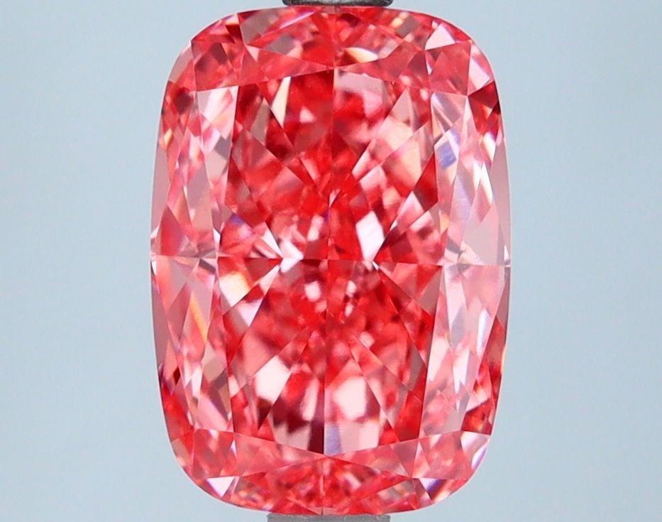 Loose Diamond - CUSHION MODIFIED 3.05ct Fancy Vivid Pink VVS2: Loose Diamond - CUSHION MODIFIED 3.05ct Fancy Vivid Pink VVS2 Source: This is a real non-mined Diamond that has been grown in a lab Shape: CUSHION MODIFIED Carats: 3.05 Color: Fancy Vivid Pink Certifi