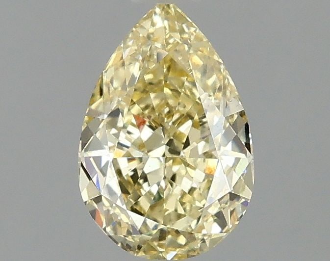 Loose Diamond - PEAR 1.09ct Fancy Intense Yellow VS1: Loose Diamond - PEAR 1.09ct Fancy Intense Yellow VS1 Source: This is a real non-mined Diamond that has been grown in a lab Shape: PEAR Carats: 1.09 Color: Fancy Intense Yellow Certification: IGI Video