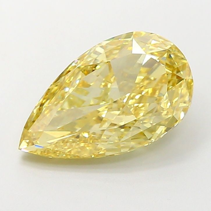 Loose Diamond - PEAR 5.01ct Fancy Intense Yellow VS1: Loose Diamond - PEAR 5.01ct Fancy Intense Yellow VS1 Source: This is a real non-mined Diamond that has been grown in a lab Shape: PEAR Carats: 5.01 Color: Fancy Intense Yellow Certification: IGI Video