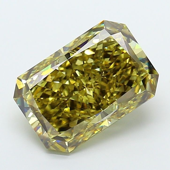 Loose Diamond - RADIANT 10.1ct Fancy Gray Yellow VS1: Loose Diamond - RADIANT 10.1ct Fancy Gray Yellow VS1 Source: This is a real non-mined Diamond that has been grown in a lab Shape: RADIANT Carats: 10.1 Color: Fancy Gray Yellow Certification: IGI Video