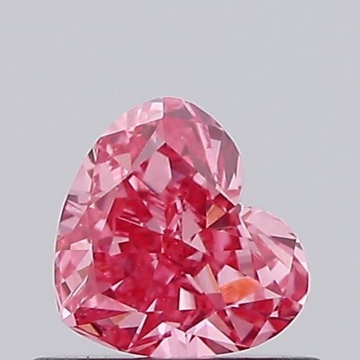Loose Diamond - HEART 0.47ct Fancy Vivid Pink VVS2: Loose Diamond - HEART 0.47ct Fancy Vivid Pink VVS2 Source: This is a real non-mined Diamond that has been grown in a lab Shape: HEART Carats: 0.47 Color: Fancy Vivid Pink Certification: IGI Video: