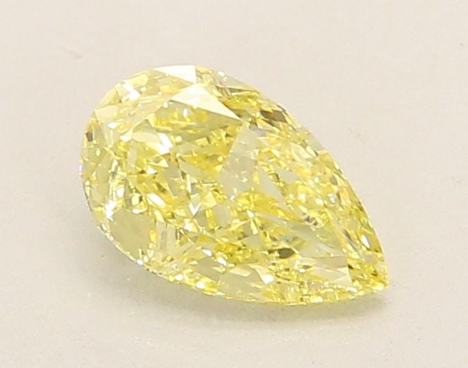 Loose Diamond - PEAR 1.04ct Fancy Intense Yellow VVS2: Loose Diamond - PEAR 1.04ct Fancy Intense Yellow VVS2 Source: This is a real non-mined Diamond that has been grown in a lab Shape: PEAR Carats: 1.04 Color: Fancy Intense Yellow Certification: IGI Vide