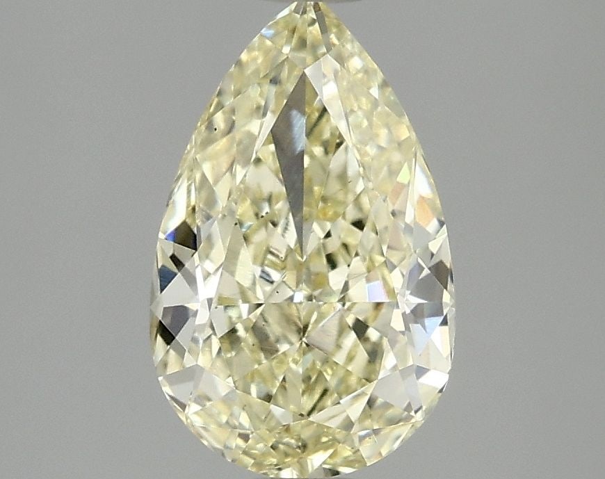 Loose Diamond - PEAR 2.06ct Fancy Intense Yellow VS2: Loose Diamond - PEAR 2.06ct Fancy Intense Yellow VS2 Source: This is a real non-mined Diamond that has been grown in a lab Shape: PEAR Carats: 2.06 Color: Fancy Intense Yellow Certification: IGI Video