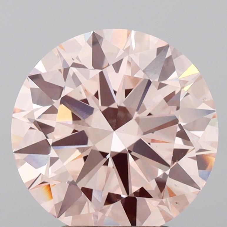Loose Diamond - ROUND 3.09ct Fancy Pink VS1: Loose Diamond - ROUND 3.09ct Fancy Pink VS1 Source: This is a real non-mined Diamond that has been grown in a lab Shape: ROUND Carats: 3.09 Color: Fancy Pink Certification: IGI Video: