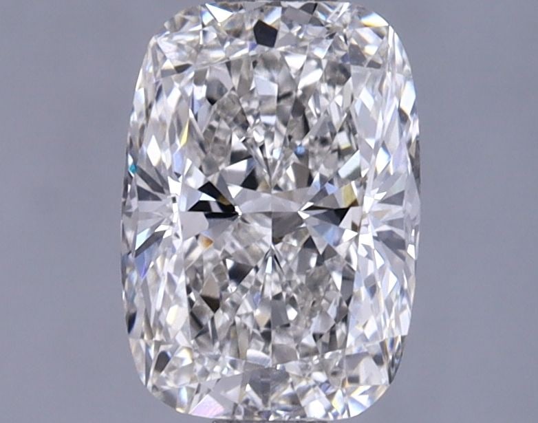 Loose Diamond - CUSHION BRILLIANT 1.21ct G VVS2: Loose Diamond - CUSHION BRILLIANT 1.21ct G VVS2 Source: This is a real non-mined Diamond that has been grown in a lab Shape: CUSHION BRILLIANT Carats: 1.21 Color: G Clarity: VVS2 Certification: IGI Vi