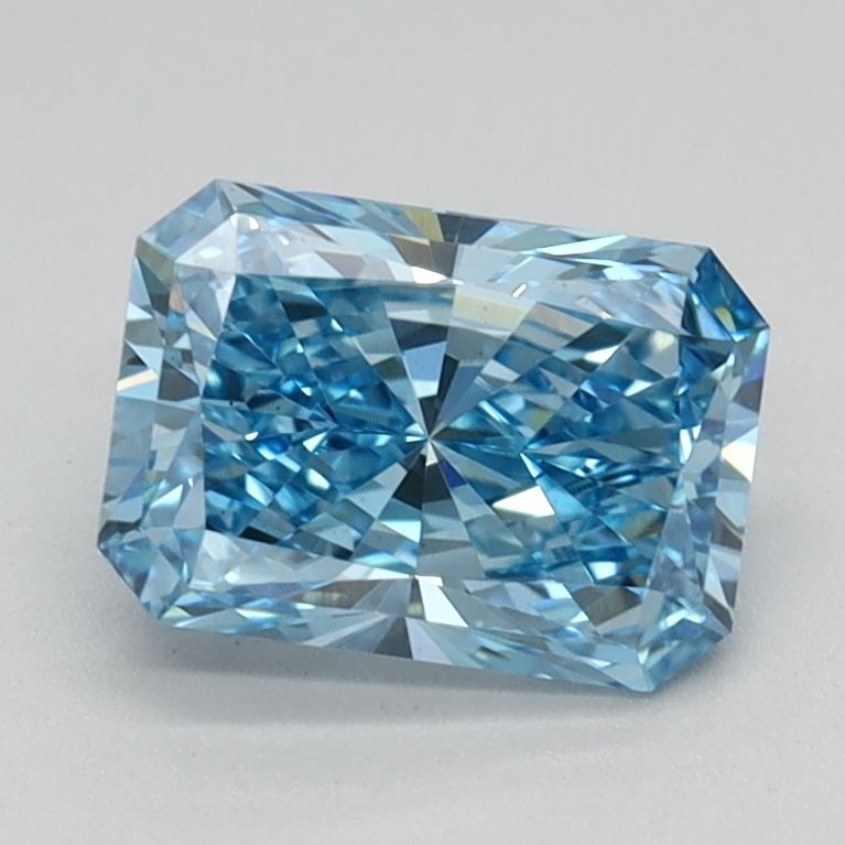 Loose Diamond - RADIANT 1.04ct Fancy Vivid Blue VS1: Loose Diamond - RADIANT 1.04ct Fancy Vivid Blue VS1 Source: This is a real non-mined Diamond that has been grown in a lab Shape: RADIANT Carats: 1.04 Color: Fancy Vivid Blue Certification: IGI Video: