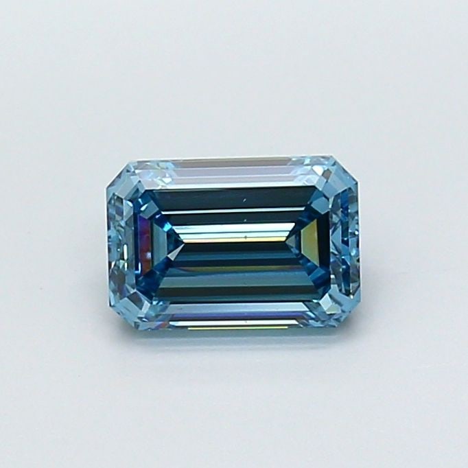 Loose Diamond - EMERALD 2.0ct Fancy Vivid Blue VS2: Loose Diamond - EMERALD 2.0ct Fancy Vivid Blue VS2 Source: This is a real non-mined Diamond that has been grown in a lab Shape: EMERALD Carats: 2.0 Color: Fancy Vivid Blue Certification: IGI Video: