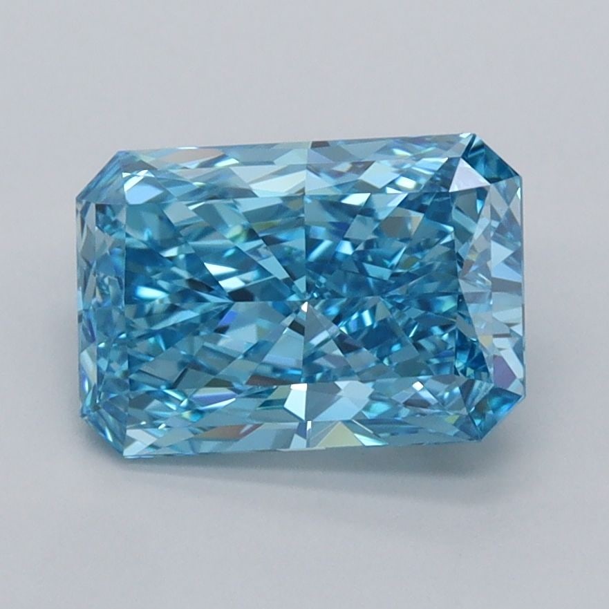 Loose Diamond - RADIANT 1.94ct Fancy Vivid Blue VVS2: Loose Diamond - RADIANT 1.94ct Fancy Vivid Blue VVS2 Source: This is a real non-mined Diamond that has been grown in a lab Shape: RADIANT Carats: 1.94 Color: Fancy Vivid Blue Certification: IGI Video: