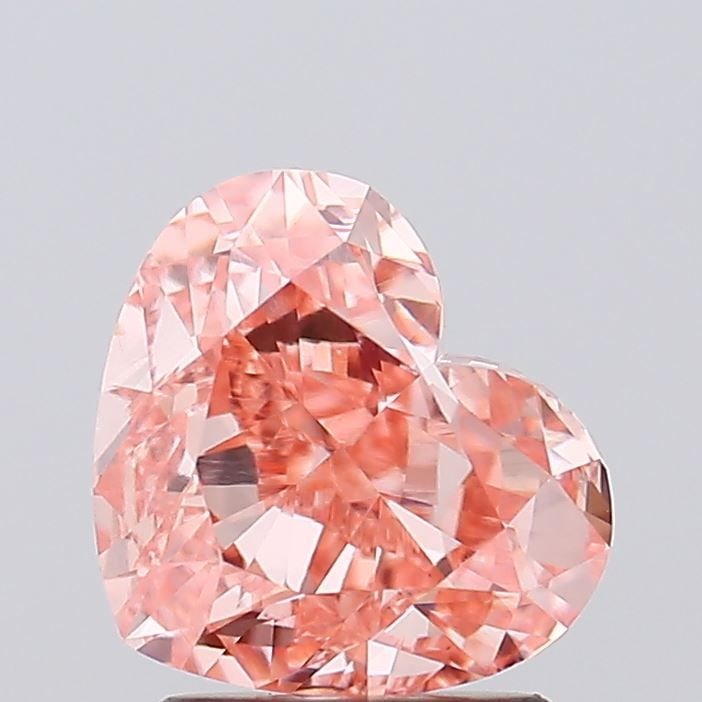 Loose Diamond - HEART 2.54ct Fancy Vivid Pink VVS2: Loose Diamond - HEART 2.54ct Fancy Vivid Pink VVS2 Source: This is a real non-mined Diamond that has been grown in a lab Shape: HEART Carats: 2.54 Color: Fancy Vivid Pink Certification: IGI Video: