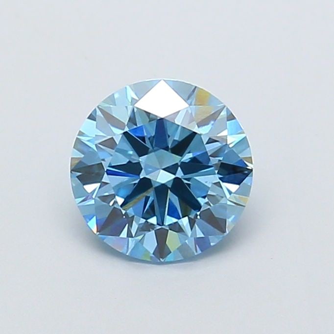 Loose Diamond - ROUND 1.37ct Fancy Vivid Blue VVS2: Loose Diamond - ROUND 1.37ct Fancy Vivid Blue VVS2 Source: This is a real non-mined Diamond that has been grown in a lab Shape: ROUND Carats: 1.37 Color: Fancy Vivid Blue Certification: IGI Video: