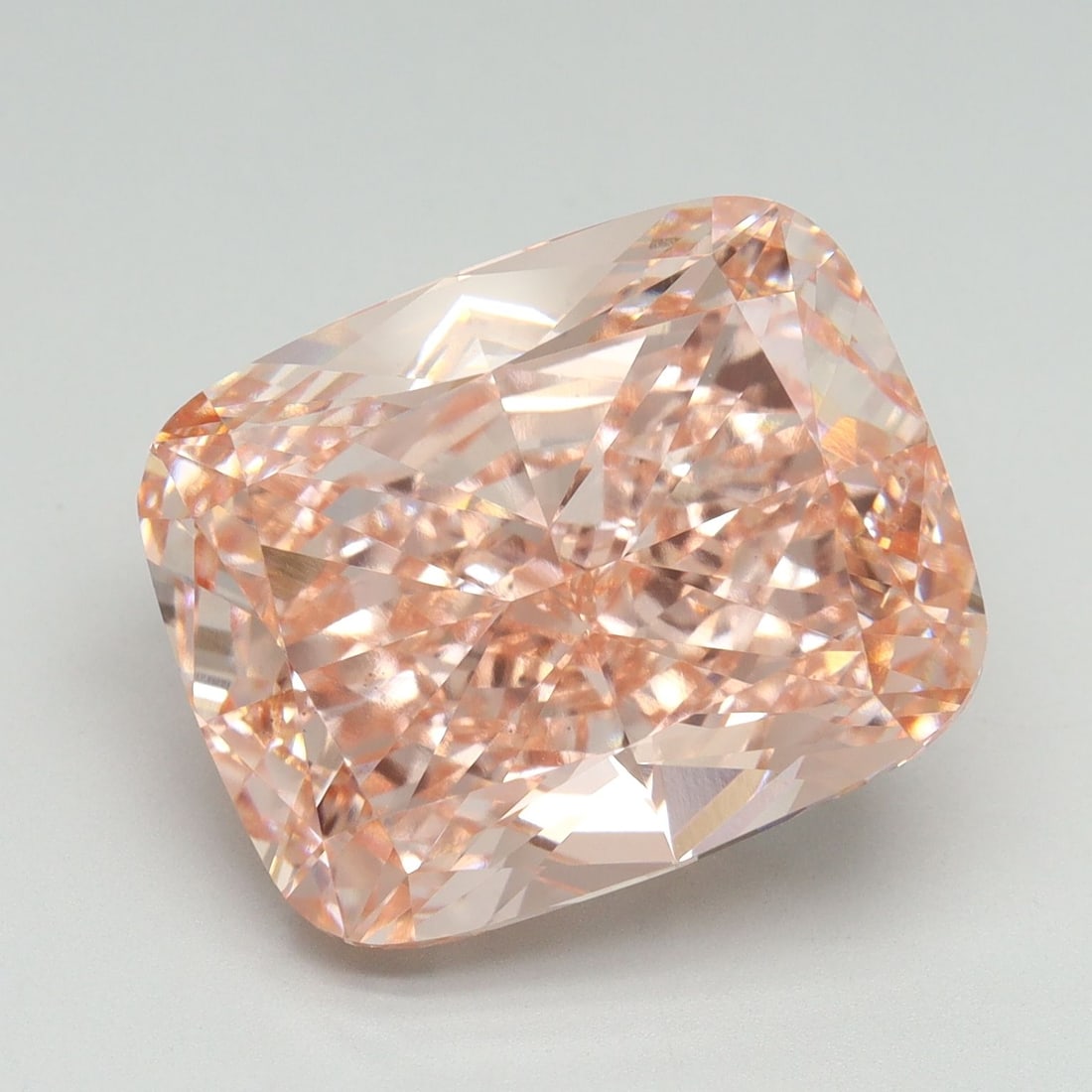 Loose Diamond - CUSHION MODIFIED 12.21ct Fancy Vivid Pink VS1: Loose Diamond - CUSHION MODIFIED 12.21ct Fancy Vivid Pink VS1 Source: This is a real non-mined Diamond that has been grown in a lab Shape: CUSHION MODIFIED Carats: 12.21 Color: Fancy Vivid Pink Certif