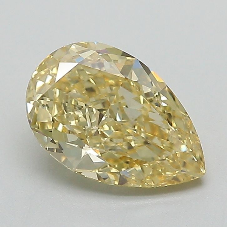 Loose Diamond - PEAR 1.34ct Fancy Intense Yellow VS2: Loose Diamond - PEAR 1.34ct Fancy Intense Yellow VS2 Source: This is a real non-mined Diamond that has been grown in a lab Shape: PEAR Carats: 1.34 Color: Fancy Intense Yellow Certification: IGI Video