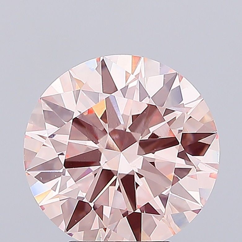 Ideal Loose Diamond - ROUND 4.99ct Fancy Intense Pink VS1 (1 of 1)