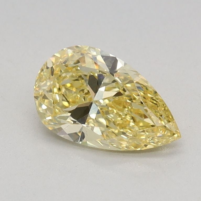 Loose Diamond - PEAR 0.52ct Fancy Intense Yellow VS1: Loose Diamond - PEAR 0.52ct Fancy Intense Yellow VS1 Source: This is a real non-mined Diamond that has been grown in a lab Shape: PEAR Carats: 0.52 Color: Fancy Intense Yellow Certification: IGI Video