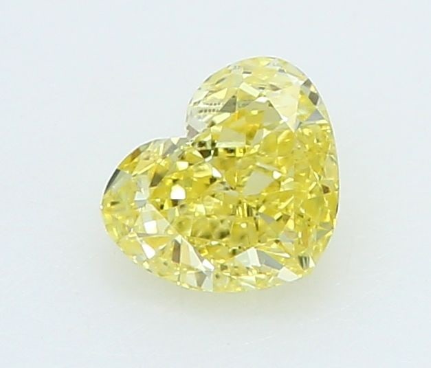 Loose Diamond - HEART 0.24ct Fancy Vivid Yellow VVS2: Loose Diamond - HEART 0.24ct Fancy Vivid Yellow VVS2 Source: This is a real non-mined Diamond that has been grown in a lab Shape: HEART Carats: 0.24 Color: Fancy Vivid Yellow Certification: IGI
