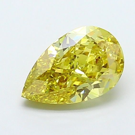 Loose Diamond - PEAR 1.78ct Fancy Intense Yellow VS1: Loose Diamond - PEAR 1.78ct Fancy Intense Yellow VS1 Source: This is a real non-mined Diamond that has been grown in a lab Shape: PEAR Carats: 1.78 Color: Fancy Intense Yellow Certification: IGI Video