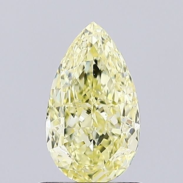 Loose Diamond - PEAR 1.04ct Fancy Yellow VS1: Loose Diamond - PEAR 1.04ct Fancy Yellow VS1 Source: This is a real non-mined Diamond that has been grown in a lab Shape: PEAR Carats: 1.04 Color: Fancy Yellow Certification: IGI Video: