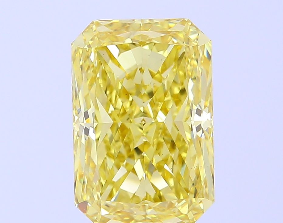 Loose Diamond - RADIANT 5.09ct Fancy Intense Yellow VS2: Loose Diamond - RADIANT 5.09ct Fancy Intense Yellow VS2 Source: This is a real non-mined Diamond that has been grown in a lab Shape: RADIANT Carats: 5.09 Color: Fancy Intense Yellow Certification: IGI